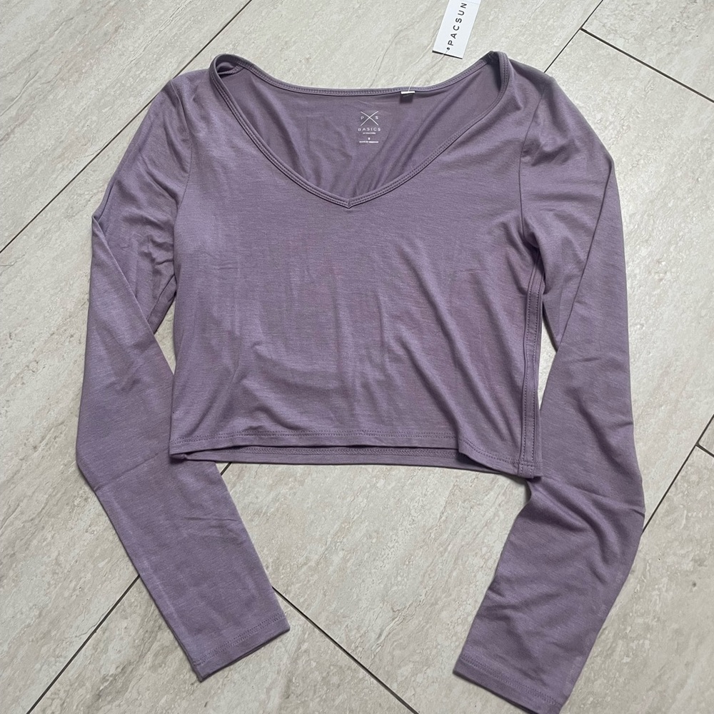 purple long sleeve
